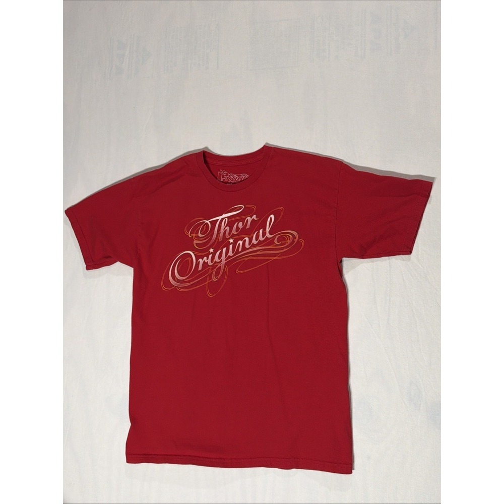 Thor Originals Red Aftermath Tee T Size Large Made In USA